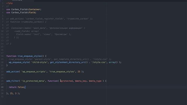 Невидимые произвольные поля WordPress смотреть онлайн