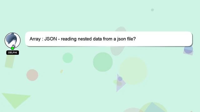 Array : JSON - reading nested data from a json file? смотреть онлайн