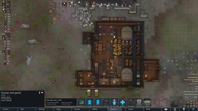 Rimworld: The Vixen War Tribe: Cassandra 500% Part 9 смотреть онлайн