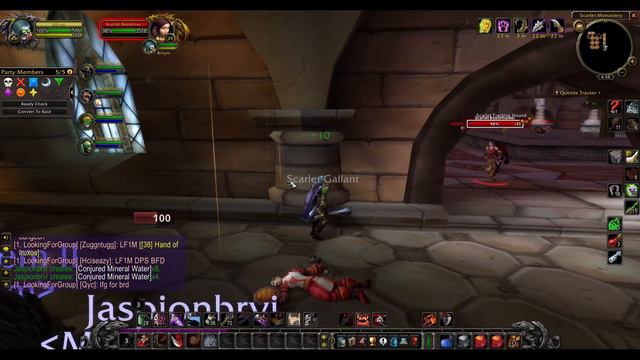 Full SM Graveyard + Library | WoW Classic HARDCORE #9 смотреть онлайн