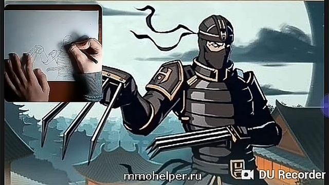 Как нарисовать Демона Рысь? Shadow fight 2 drowning Bosses смотреть онлайн
