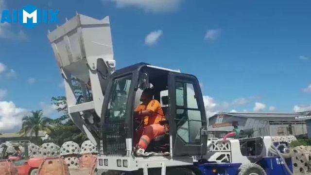 AS-3.5 Self Loading Concrete Mixer working in Malaysia смотреть онлайн