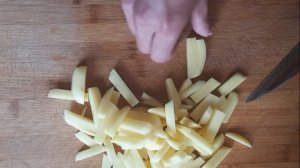 Нарезка Картофеля Соломкой, Как Порезать Картошку для Жарки, Картофель Фри