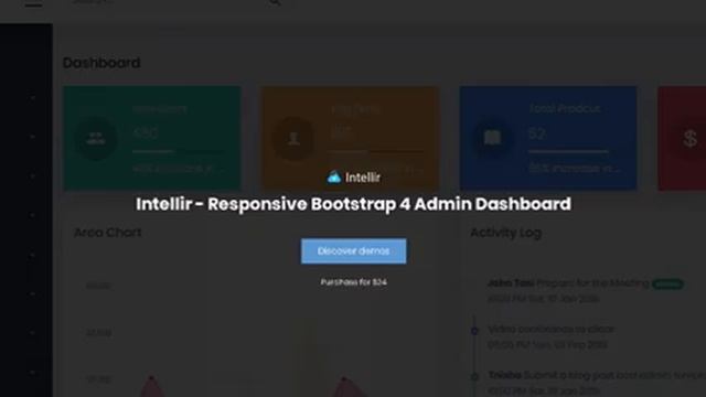 Intellir - Responsive Bootstrap 4 Admin Dashboard | Themeforest Templates смотреть онлайн