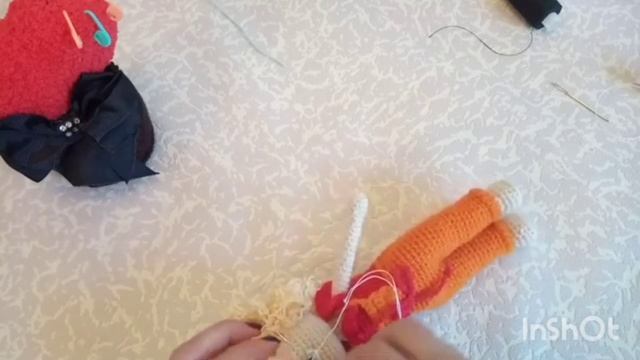 Как оформить лицо кукле #вязаныеигрушки #вязанаякукла #амигуруми #amigurumi смотреть онлайн