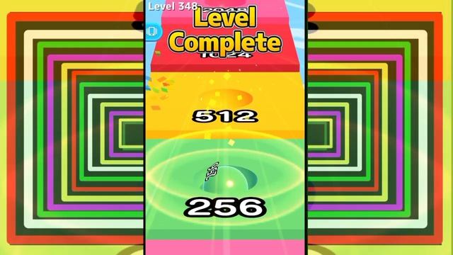 Satisfying mobile game - Ball Run infinity - ball run 2048 gameplay walkthrough max level part 6 смотреть онлайн