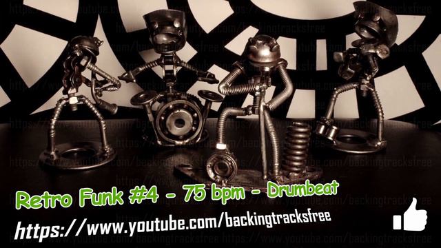 75 BPM - Retro Funk Beat #4 - 4/4 #DrumBeat - #DrumTrack - Funk Drum beat 🥁🎸🎹🤘 смотреть онлайн