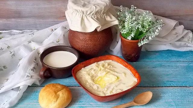 Молочный суп с яйцом смотреть онлайн