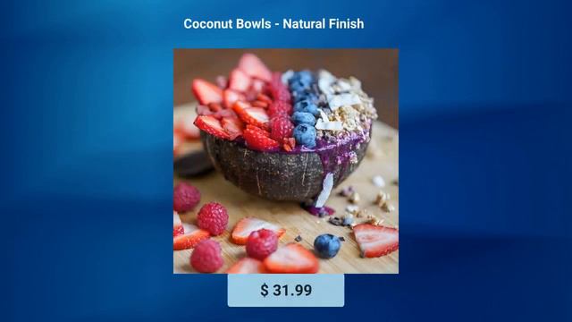 Coconut Bowls - Natural Finish смотреть онлайн
