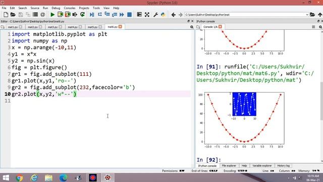 Matplotlib Part 6 : Graphs in Graph using Pyplot in Python смотреть онлайн
