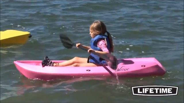Lifetime Wave Youth Kayaks Demo in orange, blue, pink, green, and yellow смотреть онлайн