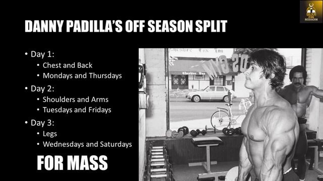 DANNY PADILLA'S PUSH PULL SYSTEM FOR CUTS AND MASS AND WHAT HE LEARNED FROM ARNOLD SCHWARZENEGGER! смотреть онлайн