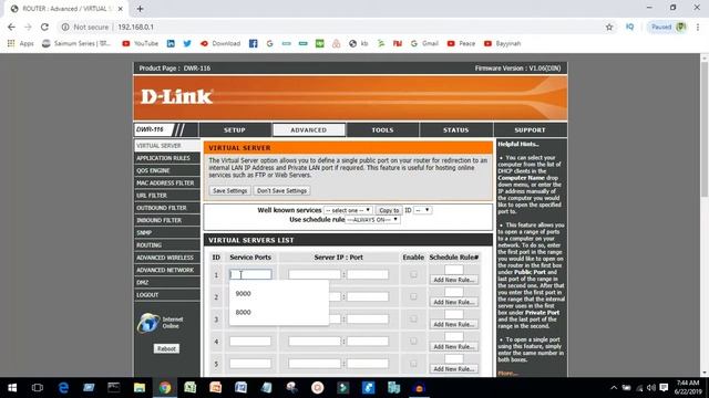 Port Forwarding in D Link Router || Port Forwarding For DVR Camera смотреть онлайн
