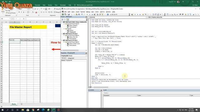 VBA Exel |Macro|Bài 20| Ứng Dụng 1 của Mảng | TỔng Hợp Dữ Liệu Từ Nhiều File Vào Một File| смотреть онлайн