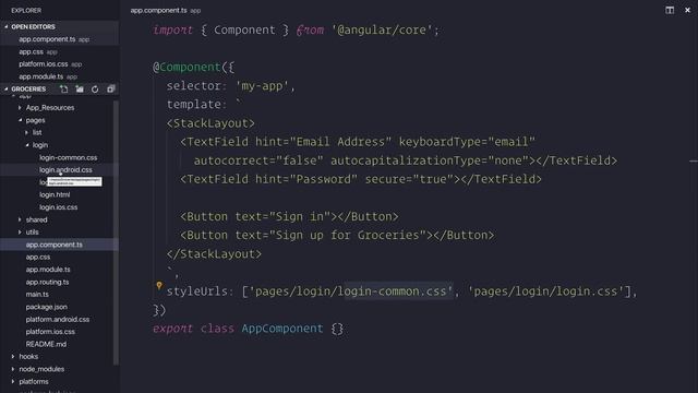 NativeScript and Angular: Groceries Application (Part 1) смотреть онлайн