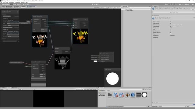 2D Hologram Shader Graph Unity 2019.3 - Tutorial смотреть онлайн
