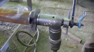 Машина Мангуст-2МТ. Снятие фаски с трубы 76х6
