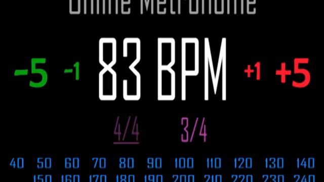 Metronomo Online - Online Metronome - 83 BPM 3/4 смотреть онлайн