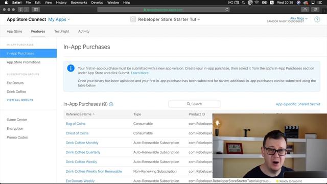 Debugging In-app Purchases in Xcode 10, Swift 4.2, iOS 12 смотреть онлайн