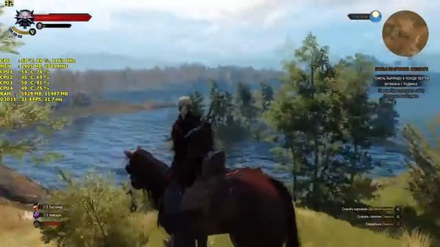 The Witcher 3 GTX 750 Ti (FPS Тест v1.11) смотреть онлайн