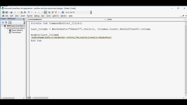 VBA to find last used Column and last used Row - Excel VBA Example by Exceldestination смотреть онлайн