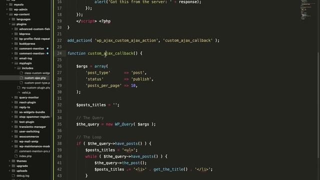 How to add AJAX in WordPress | WordPress | Beginners Tutorial | Tutorial - 15 смотреть онлайн