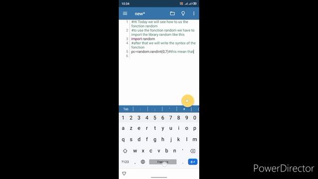 How to use the fonction random python смотреть онлайн