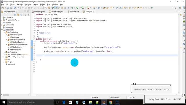 04 Create View ORM Hibernate & MySql | #17 | Sub-System Project-02 | Spring Core Module | B-FLY IT смотреть онлайн