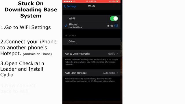 FIXED - Checkra1n Loader Stuck On "Downloading Base System' while installing Cydia смотреть онлайн