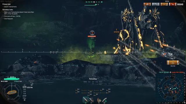 World of Warships Halloween Event Soloing Rasputin - IGOR 252k DMG смотреть онлайн