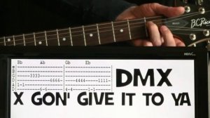 RIP DMX X Gon' Give It To Ya Tribute Guitar Chords Lesson & Tab Tutorial