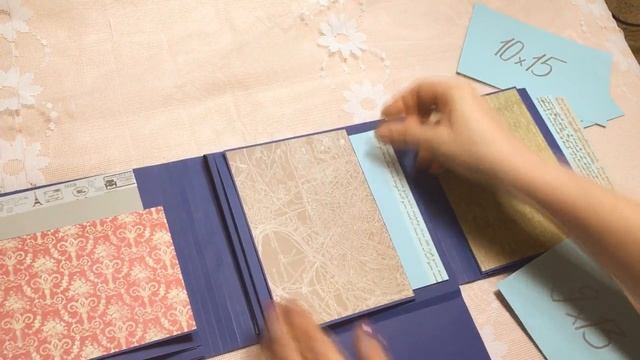 Фотопапка (скрапбукинг) "Paris" смотреть онлайн