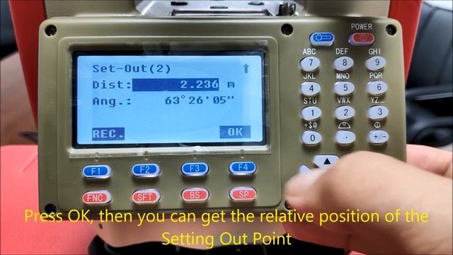 Point Set Out Of 442R6LC, Kolida Total Station, Professional Survey Instrument Manufacturer