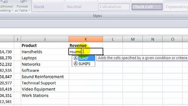 Create an Executive Summary in Excel with SUMIF or a Pivot Table смотреть онлайн