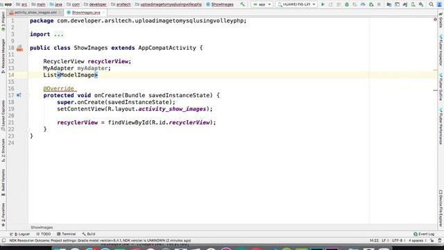 Retrieve Images in RecyclerView from My SQL Database Using Php & Volley | Tutorial in Urdu/Hindi смотреть онлайн