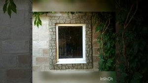 Артбетон, оформления окна и выключателя