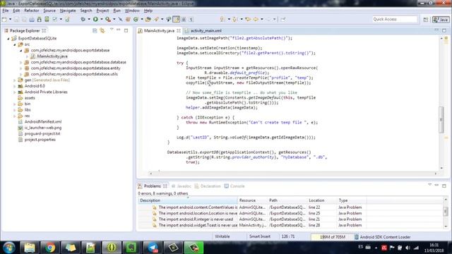 Exportar BD SQLite de aplicación / Export SQLite DB of application Android Studio Eclipse | 2022 смотреть онлайн