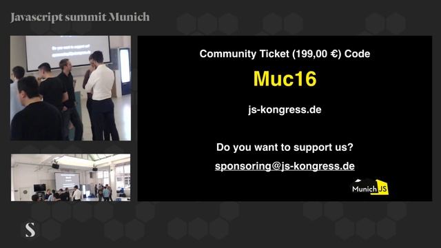 Javascript Summit Munich смотреть онлайн