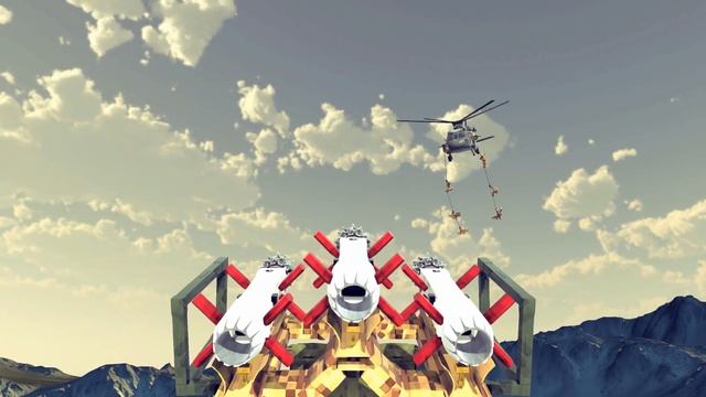 Air vs Ground Combat, Midair Collisions & Helicopter Shootdowns #22 | Besiege смотреть онлайн