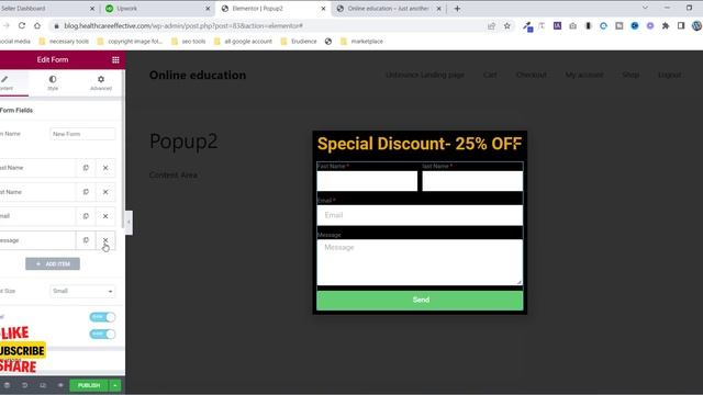 Make a Elementor Popup on Button Click in WordPress website | Elementor popup смотреть онлайн