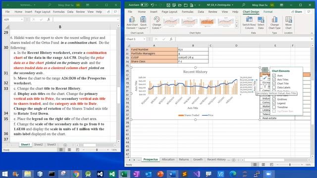 Create a Combination Chart with Secondary Axis in Excel (Office-365) смотреть онлайн