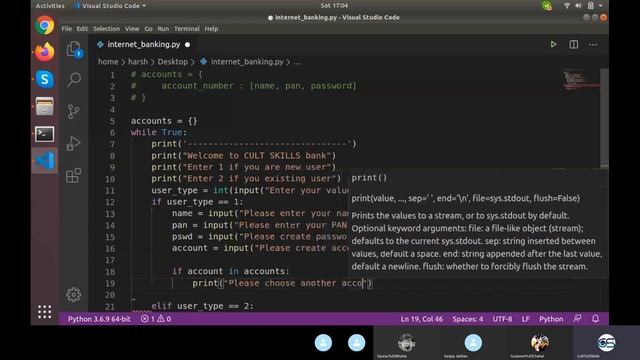 Part - 7: Project on Set & Dictionaries | Complete Programming with Python LIVE course | Cult Skill смотреть онлайн
