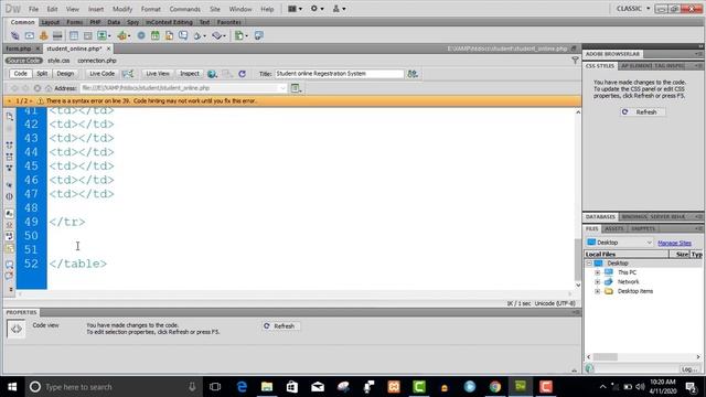 Fetch Database Data | Student Registration System in PHP/MySQLI | Part - 6 смотреть онлайн