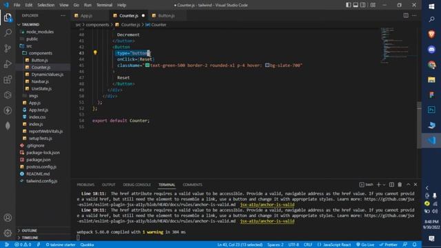 React Tutorial #08 Events and conditional rendering in React Js Hindi/Urdu смотреть онлайн