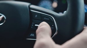 SANTA FE 2021. Адаптивный круиз-контроль и удержание в полосе движения