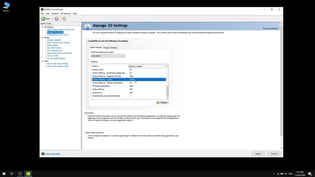 Best Settings on Nvidia Control Panel [Better FPS for Gaming] - 2020 смотреть онлайн