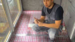 Наливной пол на балконе Часть 1