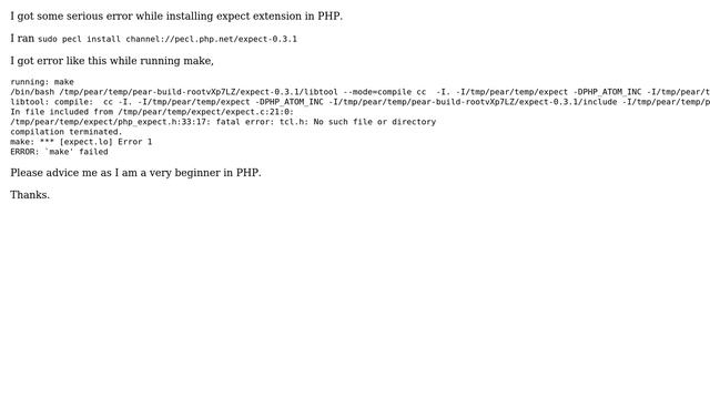 DevOps & SysAdmins: Error while installing php extension 'expect' (2 Solutions!!) смотреть онлайн