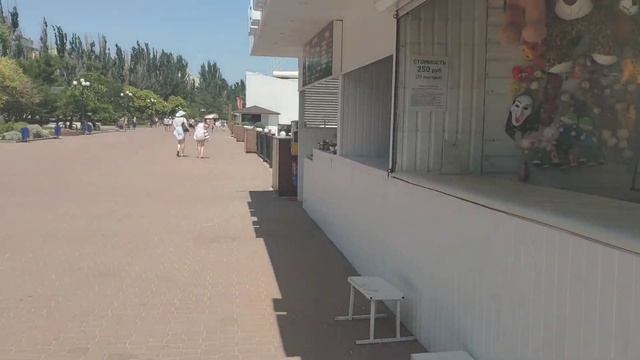 Феодосия. Крым. Центральный пляж. смотреть онлайн