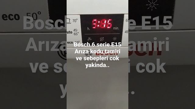 Bosch bulaşık makinesi E15 Arıza kodu,tamiri ve sebepleri смотреть онлайн